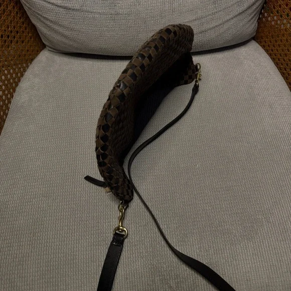 Clare V Grande Fanny Black and Brown Checkered - Picture 9 of 10